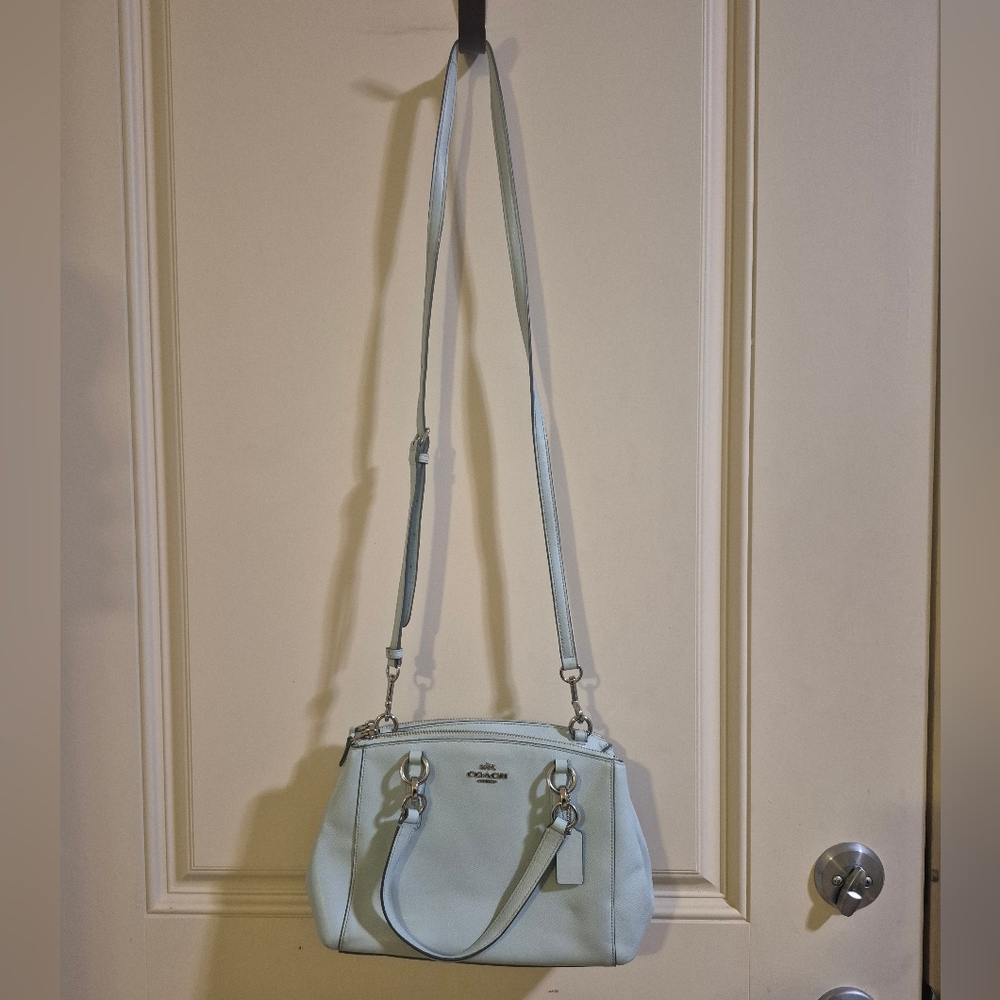 Coach Seafoam Green Christie Carryall